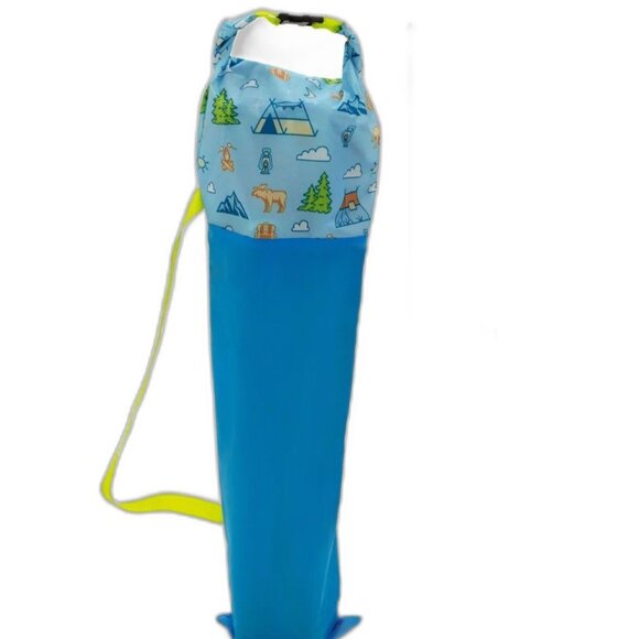 Firefly Outdoor Gear Youth Fold Up Camping Chair Blue Camping Print NEW - Picture 5 of 7